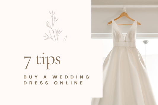 7 tips for buying a wedding dress online