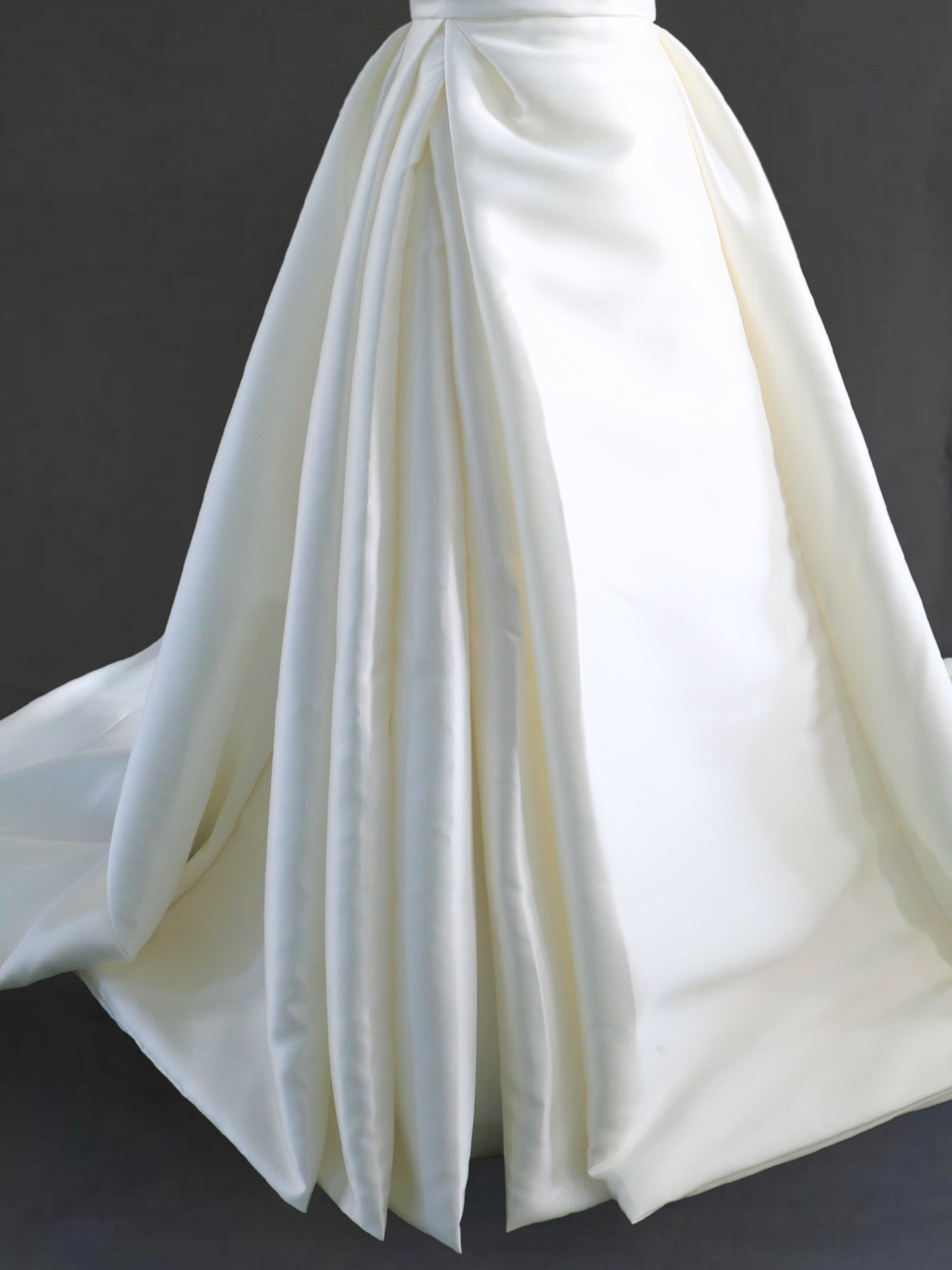 Ivory Mikado Wedding Dress 16345